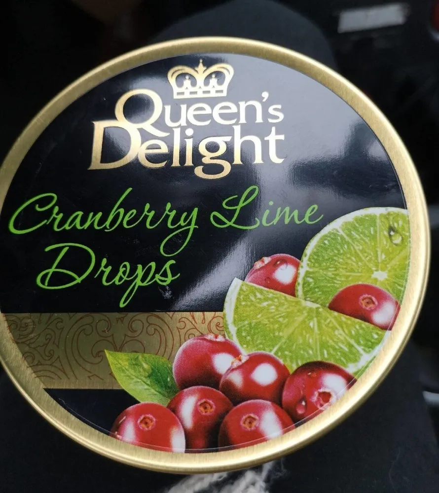 Cranberry lime drops