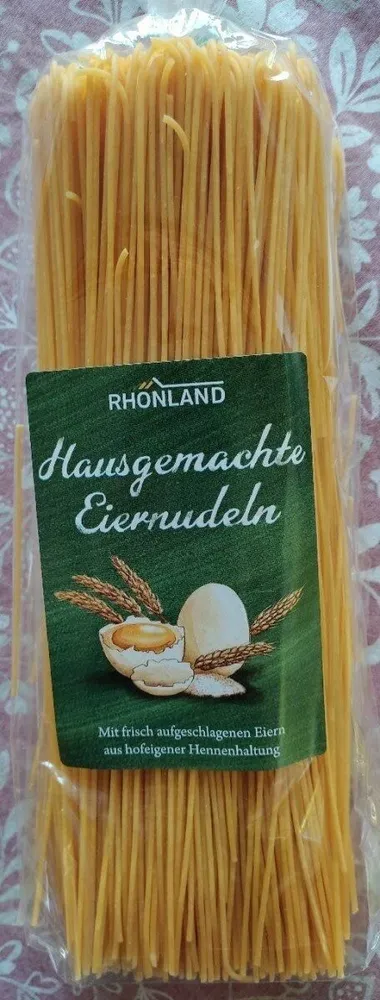 Hausgemachte Eiernudeln