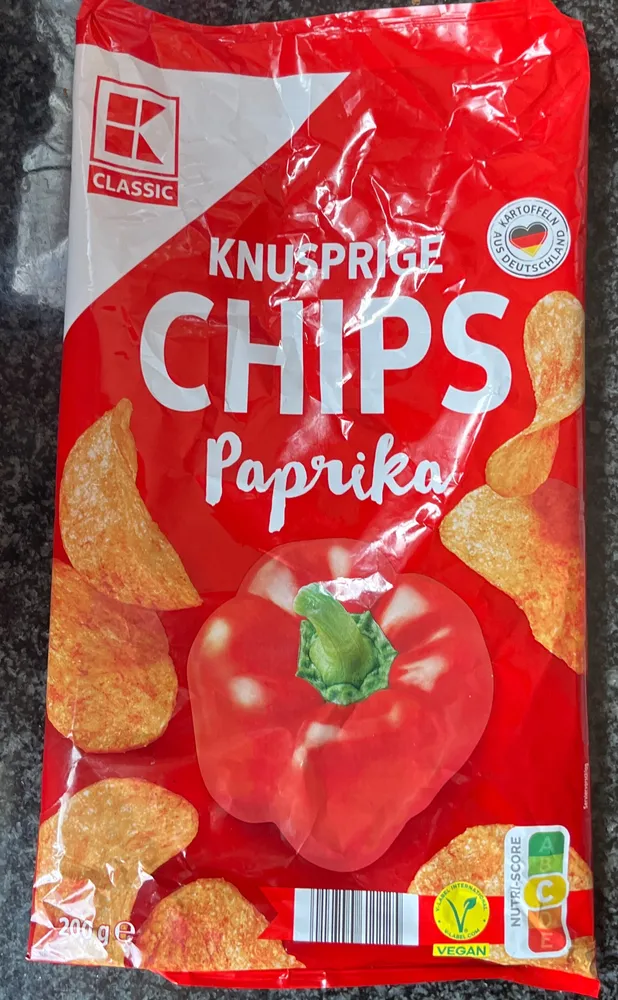 Kartoffelchips  Paprika