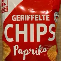 Geriffelte Paprika Chips