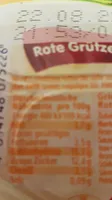 Grieß Dessert Rote Grütze