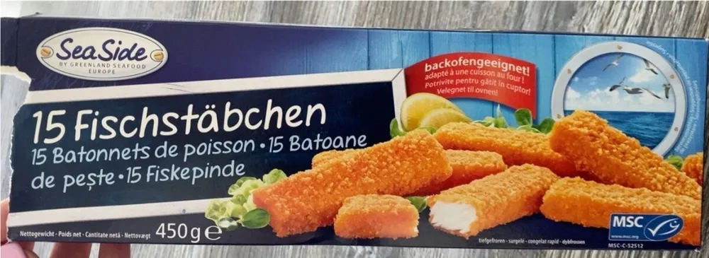 15 Fischstäbchen