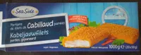 Portions de filets de cabillaud panées
