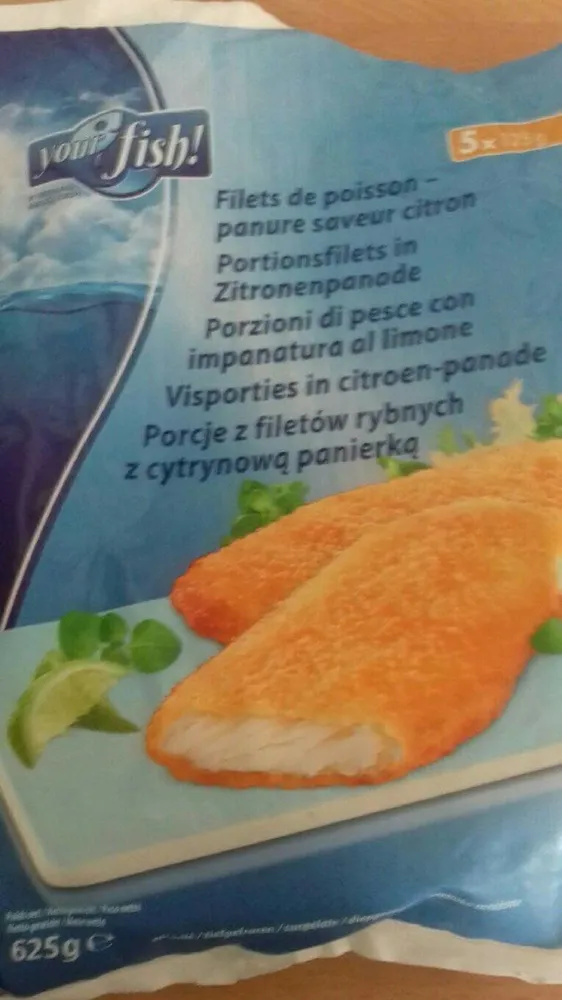 Filet de poisson panure citron