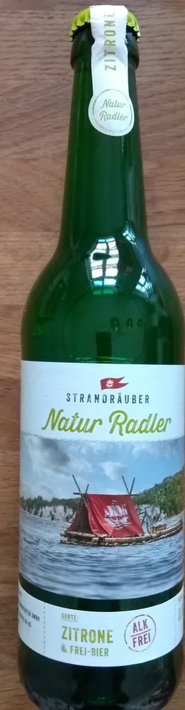 Strandräuber Natur Radler Zitrone Alkoholfrei