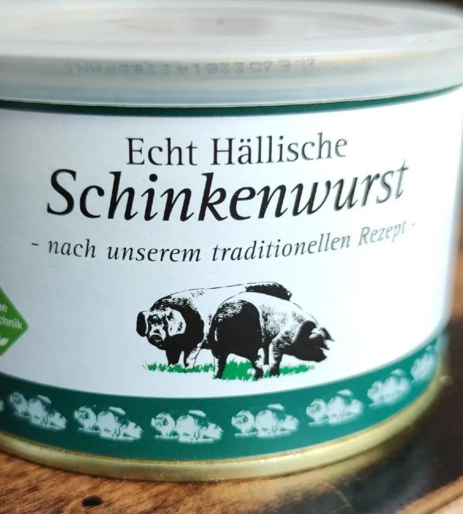 Echt Hällische Schinkenwurst