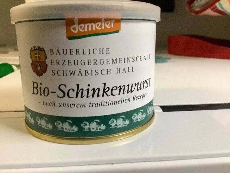 Bio-Schinkenwurst