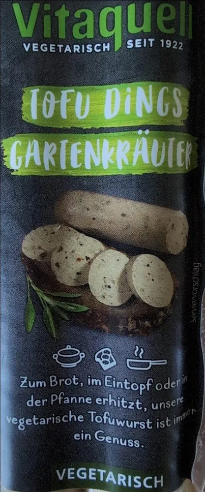Tofu Dings Gartenkräuter