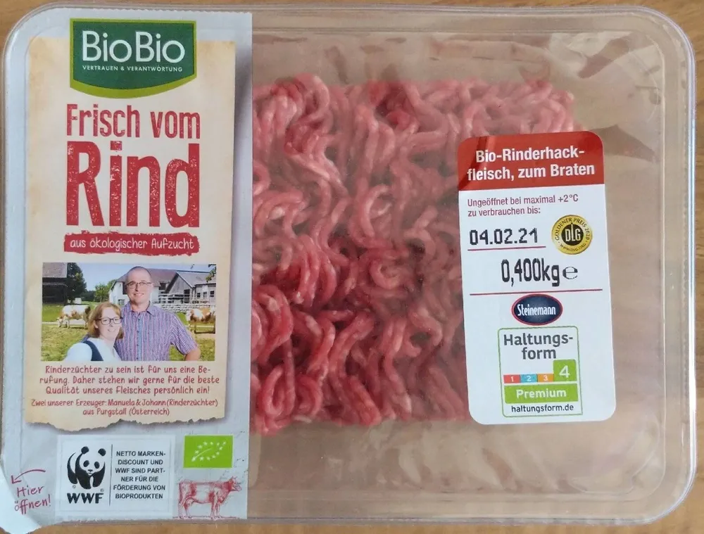 Bio-Rinderhack