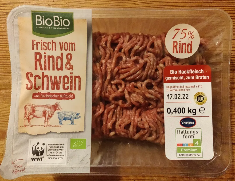 Bio Hackfleisch gemischt