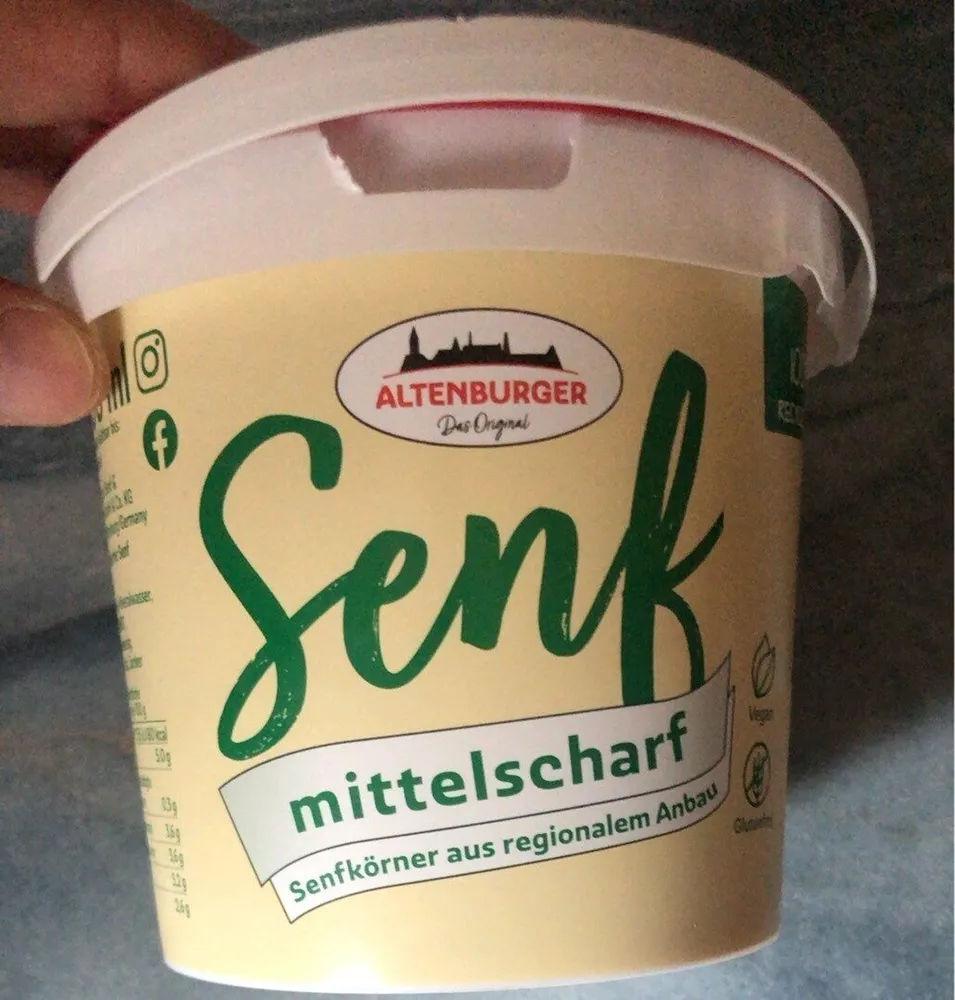 Senf Mittelscharf