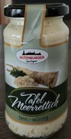 Tafel Meerrettich