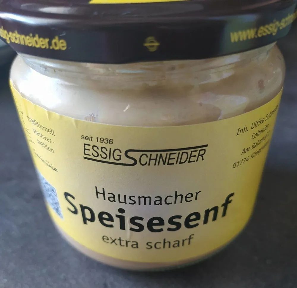 Hausmacher Speisesenf extra scharf