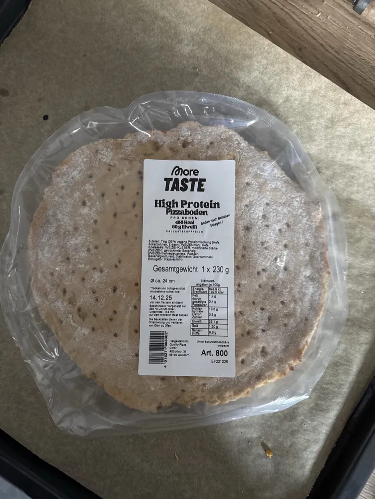 High Protein Pizzaboden pro