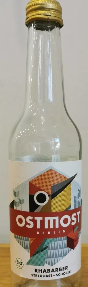 Apfel-Rhabarber Streuobst Schorle