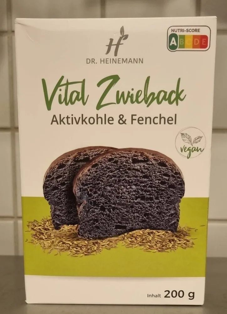 Vital Zwieback [Aktivkohle & Fenchel]