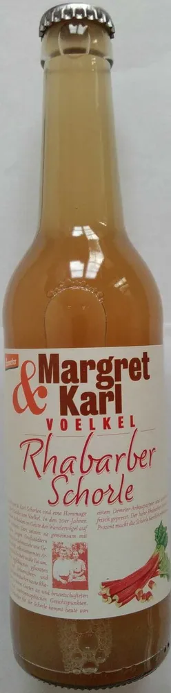 Rhabarber Schorle