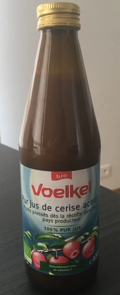 Pur jus de cerise acérola