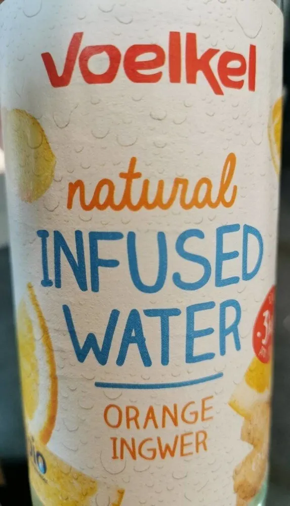 Infused Water Orange Ingwer