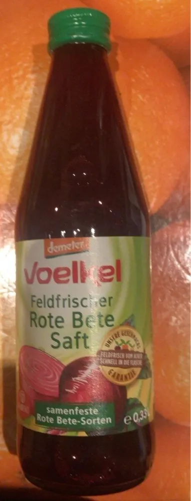Feldfrischer Rote Beete Saft