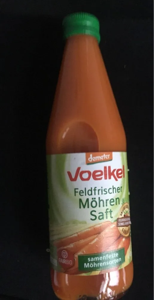 Feldfrischer möhren saft