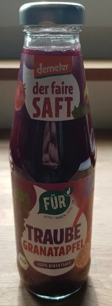 Traube Granatapfel Direktsaft