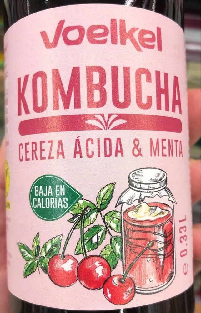 Kombucha cereza acida & menta