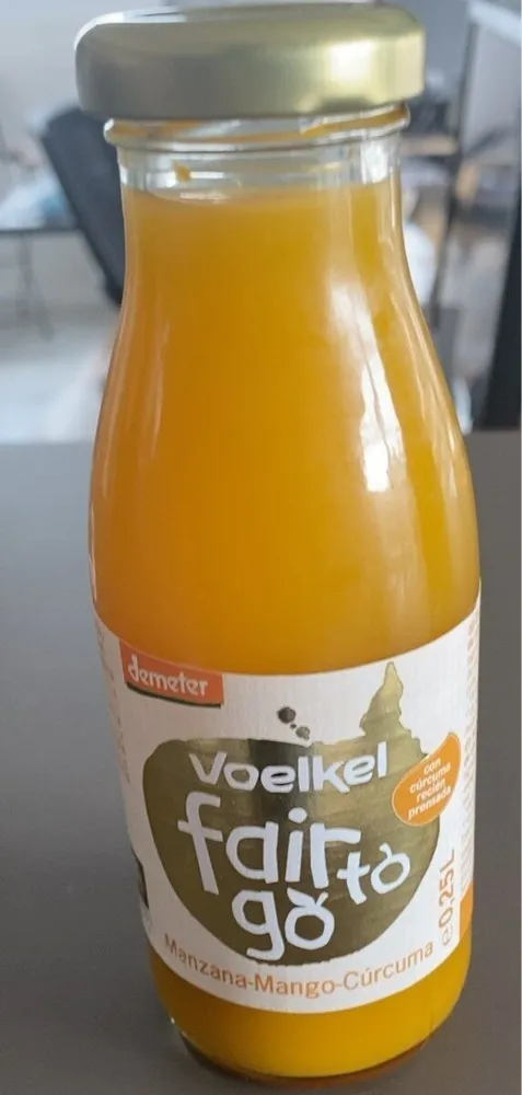 Zumo manzana mango curcuma