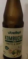 Kombucha mit Limette u. Ingwer