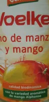 Zumo de manzana y mango