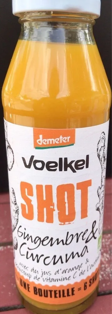Shot gingembre et curcuma