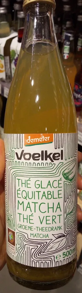Thé glacé équitable matcha thé vert