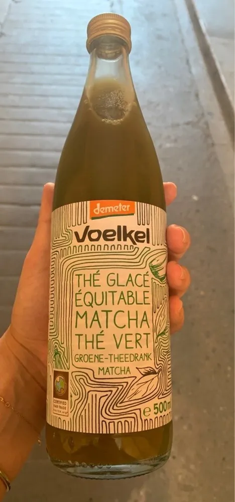 Thé glacé équitable matcha thé vert