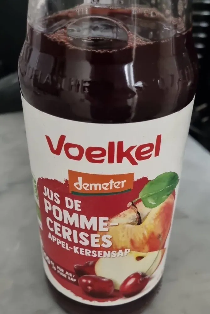 Jus de pommes cerises