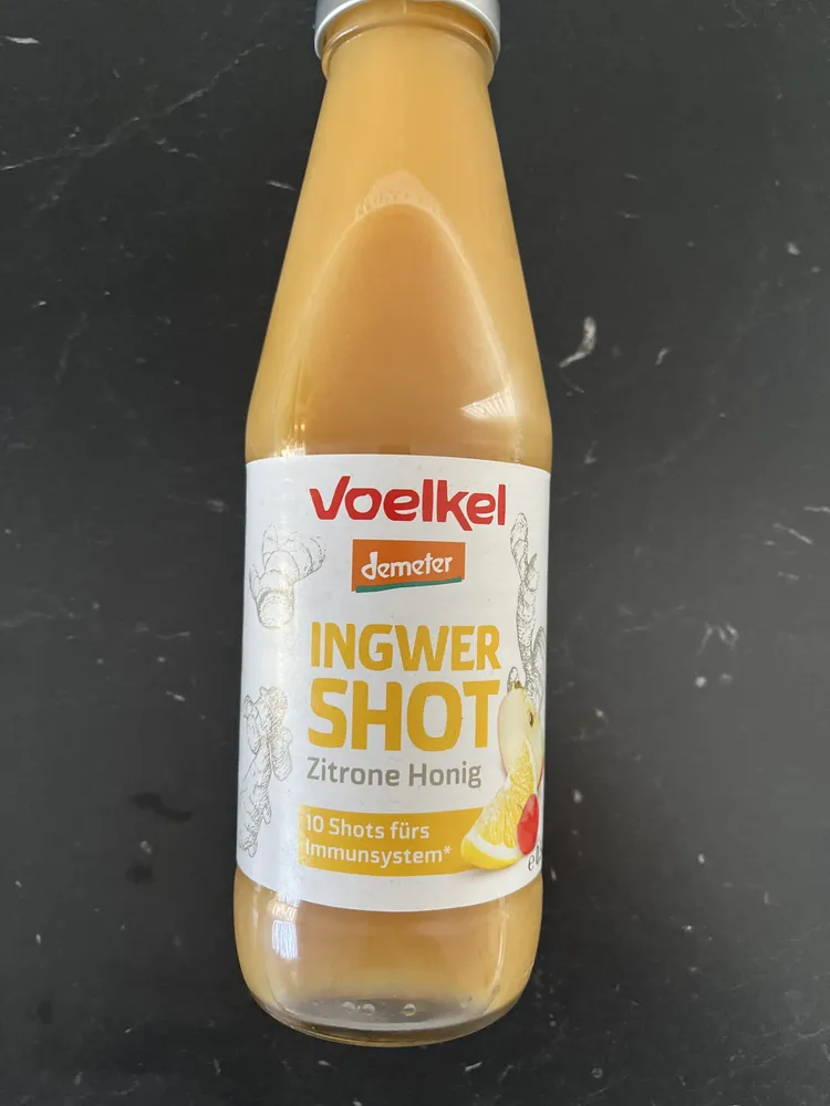 Ingwer Zitrone Honig Shot