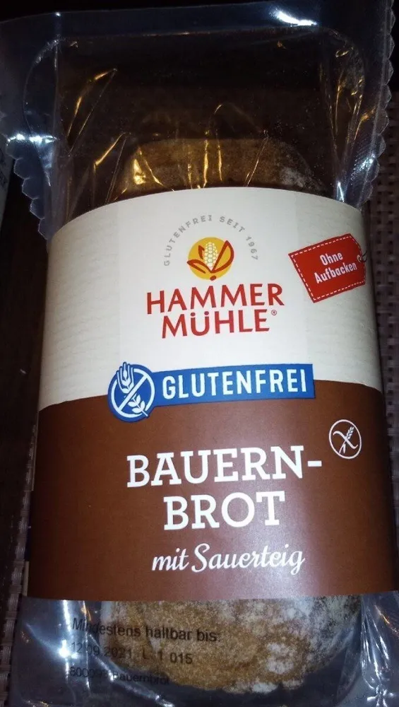 Bauernbrot mit Sauerteig glutenfrei