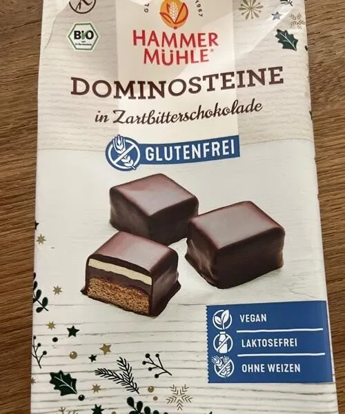Dominosteine in Zartbitterschokolade