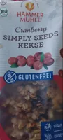 simply Seeds Cranberry Kekse