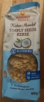 Kokos-Mandel simply seeds Kekse