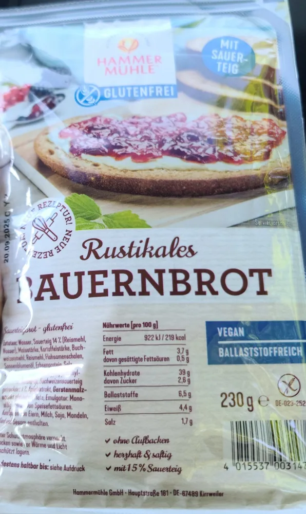 Rustikales Bauernbrot