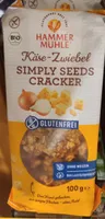 Käse-Zwiebel Simply Seeds Cracker Glutenfrei