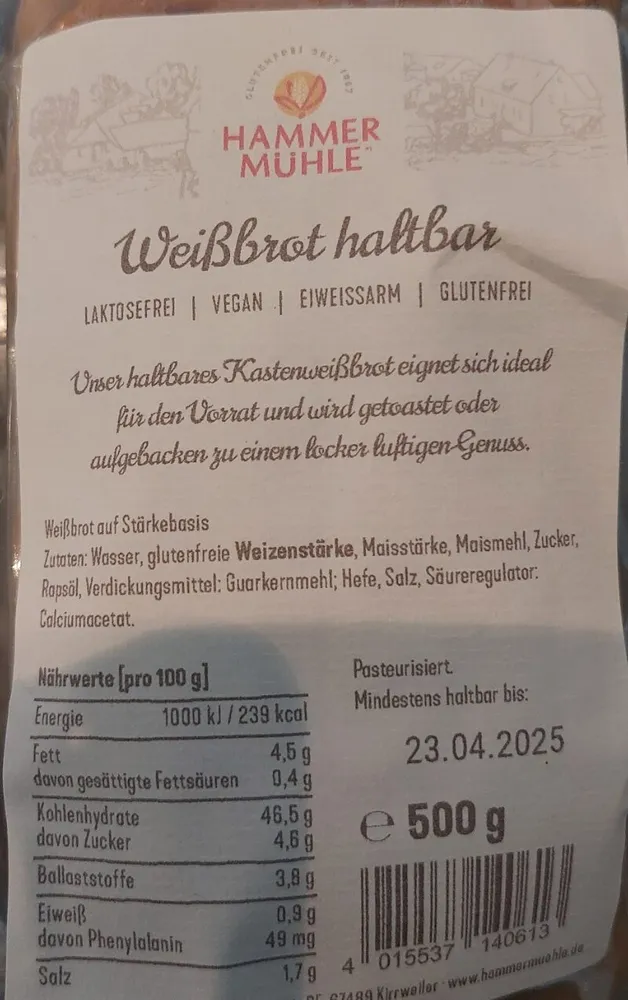 Weissbrot frisch