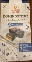 Dominosteine (in Zartbitterschokolade)