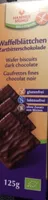 Gaufrettes fines chocolat noir