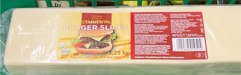 Burger slices