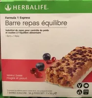 Barre repas équilibre