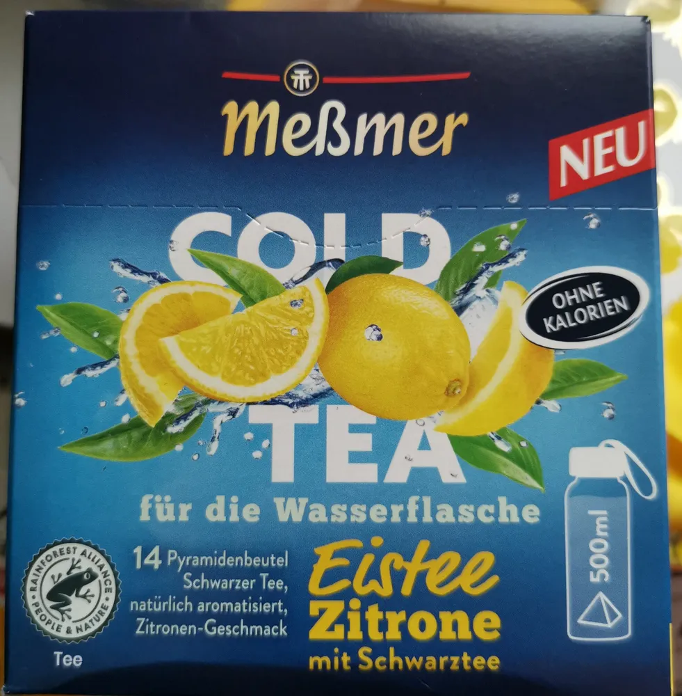 Cold Tea - Eistee Zitrone mit Schwarztee