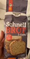 Brot glutenfrei, 5-Korn Schnell