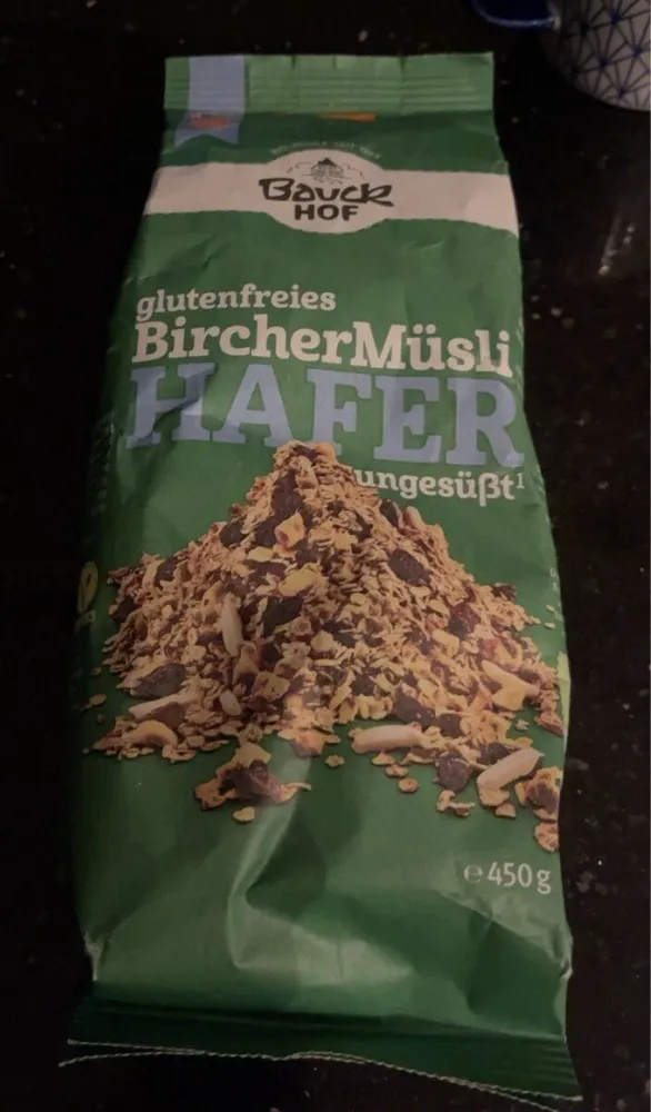 Glutenfreies Bircher Müsli Hafer