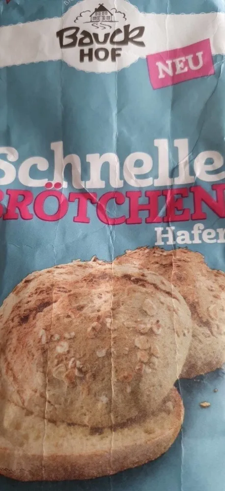 Schnelle Brötchen Hafer, Backmischung für glutenfreie Brot auf Basis von Hafermehl
